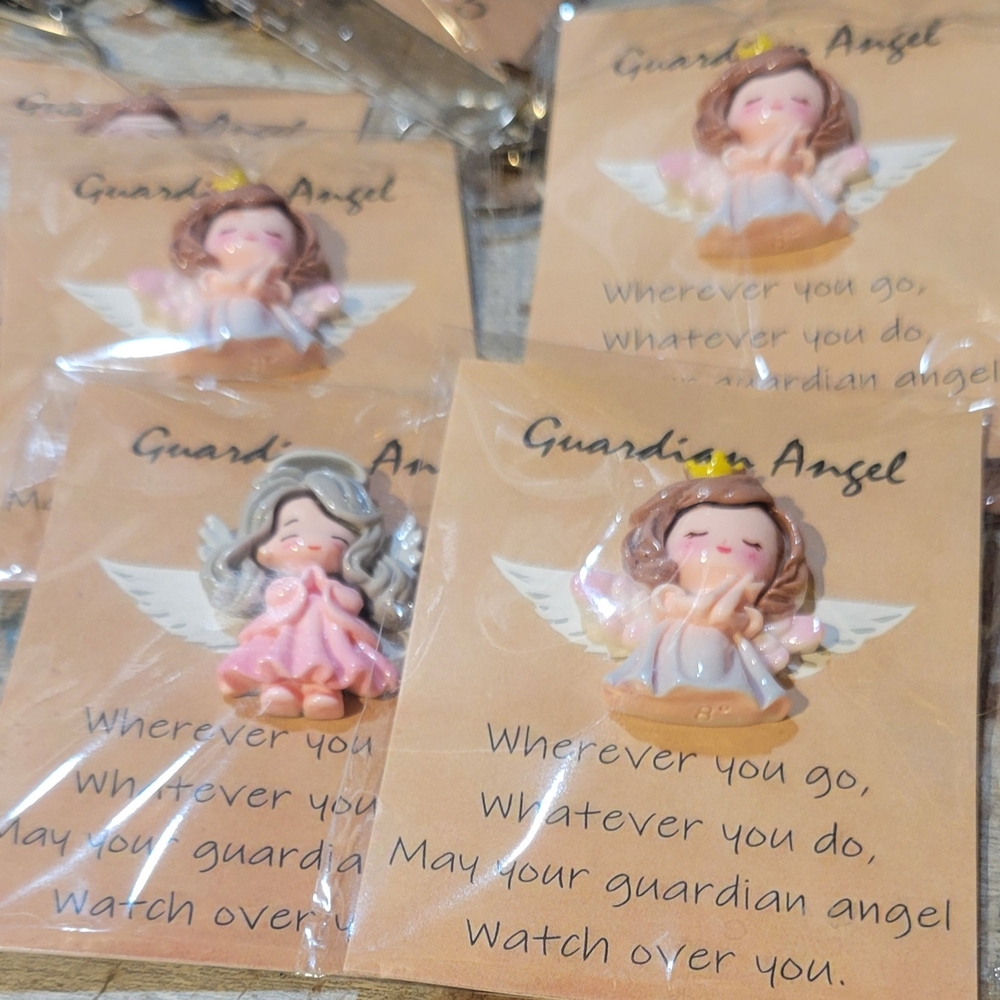 Guardian Angel Resin Pin - Set Of 4